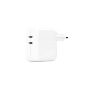 Power USB-C 35W Dual Adapter für iPhone, iPad baugleich MNWP3ZM/A, weiss