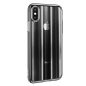 Preview: Baseus Aurora – Farbverlauf - Silikon-Tasche Schutz-Hülle Cover für iPhone XS / X schwarz