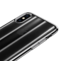 Preview: Baseus Aurora – Farbverlauf - Silikon-Tasche Schutz-Hülle Cover für iPhone XS / X schwarz