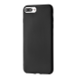 Preview: starfix Soft Matt Slim Silikon-Tasche für iPhone 8 Plus / 7 Plus schwarz