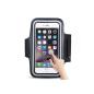 Preview: starfix Classic-Series Universal Sport Armband Tasche für Smartphones bis 6" Zoll schwarz