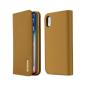 Preview: Dux Ducis Wish Series Echt Leder Flip Wallet Tasche Schutz-Hülle Cover für iPhone Xs Max braun