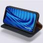 Preview: Dux Ducis Wish Series Echt Leder Flip Wallet Tasche Schutz-Hülle Cover für iPhone Xs Max braun