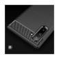 Preview: starfix Carbon Silikon-Hülle Tasche Case für Samsung Galaxy Note 10 schwarz