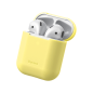 Preview: Baseus Silikon Tasche für Airpods 1. und 2. Generation gelb