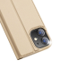 Preview: DUX DUCIS Skin Pro Flip Tasche für Apple iPhone 12/12 Pro gold