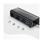 Preview: Ugreen HUB 3x USB 3.0 Externer Netzwerkadapter RJ45 Giga Ethernet schwarz Preview: Ugreen HUB 3x USB 3.0 Externer Netzwerkadapter RJ45 Giga Ethernet schwarz