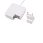 Preview: Rixus 60W Ladegerät (MagSafe2 Adapter 60W Anschluss-Type "T") für Macbook weiss, blister
