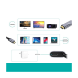 Preview: Choetech unidirektionaler Adapter USB Typ C (m) auf HDMI 4K 60Hz (m) + Netzteil 60W 1,8m grau Preview: Choetech unidirektionaler Adapter USB Typ C (m) auf HDMI 4K 60Hz (m) + Netzteil 60W 1,8m grau
