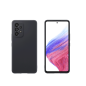 Preview: starfix Air Silikon-Hülle passend für Samsung Galaxy A53 5G, schwarz