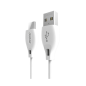 Preview: Dudao L4T Lade-/Datenkabel USB Typ C 2.4A weiß (2M) Preview: Dudao L4T Lade-/Datenkabel USB Typ C 2.4A weiß (2M)