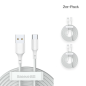 Preview: Baseus 2x USB Typ-C Lade-/Datenkabel Power Delivery Quick Charge 40W 5A 1,5m weiß (TZCATZJ-02) Preview: Baseus 2x USB Typ-C Lade-/Datenkabel Power Delivery Quick Charge 40W 5A 1,5m weiß (TZCATZJ-02)