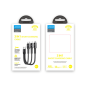 Preview: Joyroom 3in1 USB Kabel - Lightning / USB Typ C / Micro USB 3.5A (15cm) schwarz (S-01530G9) Preview: Joyroom 3in1 USB Kabel - Lightning / USB Typ C / Micro USB 3.5A (15cm) schwarz (S-01530G9)