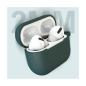 Preview: starfix Silikon-Hülle Schutz Tasche für AirPods 3  inkl. Karabinerhacken, rot