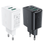 Preview: Acefast Ladegerät 2 x USB-A 18W QC 3.0, AFC, FCP schwarz (A33) Preview: Acefast Ladegerät 2 x USB-A 18W QC 3.0, AFC, FCP schwarz (A33)