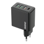 Preview: Dudao Schnellladegerät 3 x USB-A + 1x USB-C 20W, PD, QC 3.0 schwarz (A5H) Preview: Dudao Schnellladegerät 3 x USB-A + 1x USB-C 20W, PD, QC 3.0 schwarz (A5H)