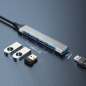 Preview: Dudao HUB 4in1 USB-A zu 4x USB-A (3 x USB2.0 / USB3.0) 6,3cm schwarz (A16B) Preview: Dudao HUB 4in1 USB-A zu 4x USB-A (3 x USB2.0 / USB3.0) 6,3cm schwarz (A16B)