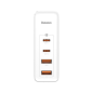 Preview: Baseus GaN2 Pro Schnellladegerät 100W USB / USB Typ-C Quick Charge 4+ Power Delivery, weiss Preview: Baseus GaN2 Pro Schnellladegerät 100W USB / USB Typ-C Quick Charge 4+ Power Delivery, weiss