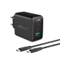 Preview: Acefast 2in1 Ladegerät 2 x USB Type-C / USB 65W, PD, QC 3.0, AFC, FCP (inkl. Kabel) weiss Preview: Acefast 2in1 Ladegerät 2 x USB Type-C / USB 65W, PD, QC 3.0, AFC, FCP (inkl. Kabel) weiss