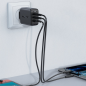 Preview: Acefast 2in1 Ladegerät 2 x USB Type-C / USB 65W, PD, QC 3.0, AFC, FCP (inkl. Kabel) weiss Preview: Acefast 2in1 Ladegerät 2 x USB Type-C / USB 65W, PD, QC 3.0, AFC, FCP (inkl. Kabel) weiss