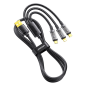 Preview: Joyroom 3in1 USB Ladekabel - USB Type C / Lightning / Micro USB - 3.5 A schwarz 1.2m (S-1T3015A5) Preview: Joyroom 3in1 USB Ladekabel - USB Type C / Lightning / Micro USB - 3.5 A schwarz 1.2m (S-1T3015A5)