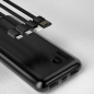 Preview: Dudao K6Pro Universal 10000mAh Powerbank mit USB-Kabel, USB Typ C, Lightning, weiss (K6Pro-white) Preview: Dudao K6Pro Universal 10000mAh Powerbank mit USB-Kabel, USB Typ C, Lightning, weiss (K6Pro-white)
