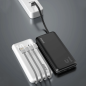 Preview: Dudao K6Pro Universal 10000mAh Powerbank mit USB-Kabel, USB Typ C, Lightning, weiss (K6Pro-white) Preview: Dudao K6Pro Universal 10000mAh Powerbank mit USB-Kabel, USB Typ C, Lightning, weiss (K6Pro-white)