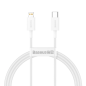 Preview: Baseus Superior Series USB-C zu Lightning PD Schnellladekabel 20W Daten-/Ladekabel 1m, weiss (69051) Preview: Baseus Superior Series USB-C zu Lightning PD Schnellladekabel 20W Daten-/Ladekabel 1m, weiss (69051)