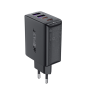 Preview: Acefast A61 PD 45W GaN-Ladegerät 2 x USB-C + 2 x USB-A mit 4 Anschlüssen, schwarz Preview: Acefast A61 PD 45W GaN-Ladegerät 2 x USB-C + 2 x USB-A mit 4 Anschlüssen, schwarz