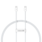 Preview: Baseus Superior Series II Schnelladekabel USB-C zu USB-C 30 W 480 Mbit/s Daten-/Ladekabel 2m, Weiß Preview: Baseus Superior Series II Schnelladekabel USB-C zu USB-C 30 W 480 Mbit/s Daten-/Ladekabel 2m, Weiß