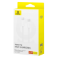 Preview: Baseus Superior Series II Schnelladekabel USB-C zu USB-C 30 W 480 Mbit/s Daten-/Ladekabel 2m, Weiß Preview: Baseus Superior Series II Schnelladekabel USB-C zu USB-C 30 W 480 Mbit/s Daten-/Ladekabel 2m, Weiß