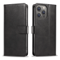 Preview: starfix Book Cover Wallet Schutz-Hülle für iPhone 16 Pro, schwarz Preview: starfix Book Cover Wallet Schutz-Hülle für iPhone 16 Pro, schwarz