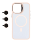 Preview: Rixus Classic03 Magnetic Cover MagSafe Schutz-Hülle mit Ständer für iPhone 16 Pro inkl. Kamera-Schutzglas, hellrosa Preview: Rixus Classic03 Magnetic Cover MagSafe Schutz-Hülle mit Ständer für iPhone 16 Pro inkl. Kamera-Schutzglas, hellrosa