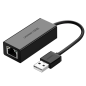 Preview: Ugreen USB-A 2.0 zu 100Mbps Ethernet Adapter (USB 2.0, RJ45 (1x), schwarz (20254)