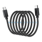 Preview: Choetech 240W Kabel mit Power Delivery 3.1 USB-C magnetisch 1,2m, schwarz (XCC-1054) Preview: Choetech 240W Kabel mit Power Delivery 3.1 USB-C magnetisch 1,2m, schwarz (XCC-1054)