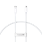 Preview: Baseus Superior 2 USB-C zu USB-C USB4-Kabel 240 W 1,8 m, weiß (CB000066) Preview: Baseus Superior 2 USB-C zu USB-C USB4-Kabel 240 W 1,8 m, weiß (CB000066)