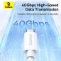 Preview: Baseus Superior 2 USB-C zu USB-C USB4-Kabel 240 W 1,8 m, weiß (CB000066) Preview: Baseus Superior 2 USB-C zu USB-C USB4-Kabel 240 W 1,8 m, weiß (CB000066)