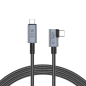 Preview: Tech-Protect UltraBoost Max L USB-C 4.0 (gerade) / USB-C 4.0 (gewinkelt) PD-Kabel 240 W 8K 40 Gbit/s 1,5 m, grau Preview: Tech-Protect UltraBoost Max L USB-C 4.0 (gerade) / USB-C 4.0 (gewinkelt) PD-Kabel 240 W 8K 40 Gbit/s 1,5 m, grau