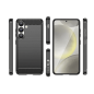 Preview: starfix Carbon Silikon Schutz-Hülle für Samsung Galaxy S25, schwarz Preview: starfix Carbon Silikon Schutz-Hülle für Samsung Galaxy S25, schwarz