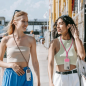 Preview: Tech-Protect Universal Handykette / Handyschnur mit transparentem patch / Handyhalter, rosa