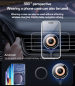 Preview: YESIDO C308 Wireless 15W Fast charging Magsafe Halterung mit Lüftungsclip für iPhone 12 - 17 Serie