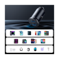 Preview: Joyroom 30W 2x USB-C Mini-KFZ-Ladegerät Metall Design, schwarz (JR-CCN06)