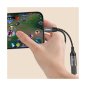 Preview: Dudao L13C+ 2in1 USB-C Splitter-Adapter, grau Preview: Dudao L13C+ 2in1 USB-C Splitter-Adapter, grau
