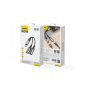 Preview: Dudao L13C+ 2in1 USB-C Splitter-Adapter, grau Preview: Dudao L13C+ 2in1 USB-C Splitter-Adapter, grau