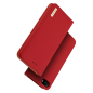 Preview: Dux Ducis Wish Series Echt Leder Flip Wallet Tasche Schutz-Hülle Cover für iPhone Xs Max rot