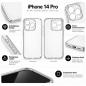 Preview: starfix Air Silikon-Hülle passend für Apple iPhone 14 Pro, transparent