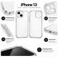 Preview: starfix Air Silikon-Hülle passend für Apple iPhone 13, transparent