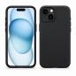 Preview: starfix Air Silikon-Hülle passend für Apple iPhone 15, schwarz