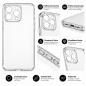 Preview: starfix Air Silikon-Hülle passend für Apple iPhone 16 Pro, transparent