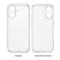 Preview: starfix Air Silikon-Hülle passend für Apple iPhone 17, transparent